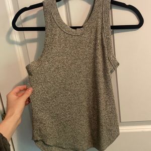 Racerback grey tank - evereve